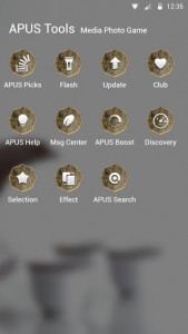 اسکرین شات برنامه MAINROCK-APUS Launcher theme 3