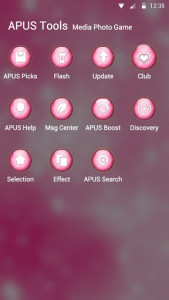 اسکرین شات برنامه Pink Dream-APUS Launcher theme 3