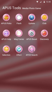 اسکرین شات برنامه Pink Phone -- APUS Launcher Free Theme 7