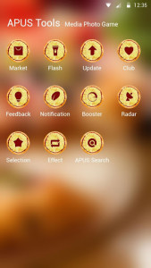 اسکرین شات برنامه pizza-APUS Launcher theme 3