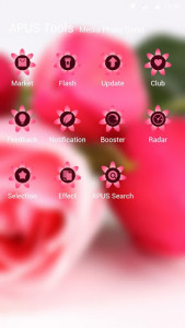 اسکرین شات برنامه Rosa-APUS Launcher theme 3