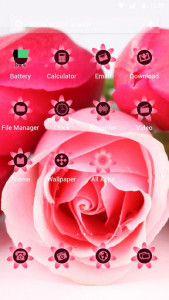 اسکرین شات برنامه Rosa-APUS Launcher theme 2