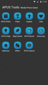 اسکرین شات برنامه Color-APUS Launcher theme 3