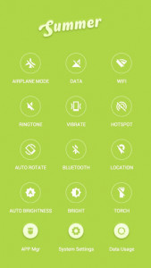 اسکرین شات برنامه Green Business Summer Life-APUS Launcher theme 3