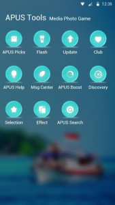 اسکرین شات برنامه Summer sea cool round icon -APUS Launcher theme 3