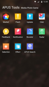 اسکرین شات برنامه Wooden-APUS Launcher theme 3