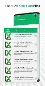 اسکرین شات برنامه Xlsx File Reader & Xls Viewer 2