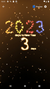 اسکرین شات برنامه New Year's day countdown 3