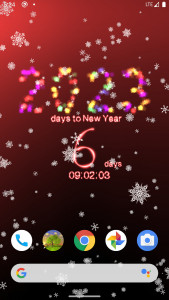 اسکرین شات برنامه New Year's day countdown 2