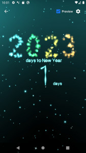 اسکرین شات برنامه New Year's day countdown 8