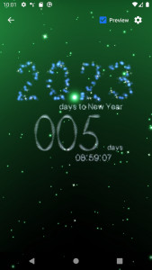 اسکرین شات برنامه New Year's day countdown 5