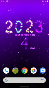 اسکرین شات برنامه New Year's day countdown 6