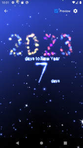 اسکرین شات برنامه New Year's day countdown 1