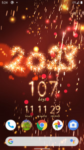 اسکرین شات برنامه New Year countdown 1