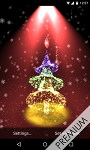 اسکرین شات برنامه Christmas tree live wallpaper 7