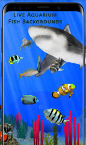 اسکرین شات برنامه Fish Aquarium Backgrounds HD Live Wallpapers Free 2