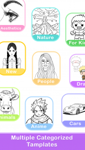 اسکرین شات 6 برنامه AR Drawing Sketch and Color