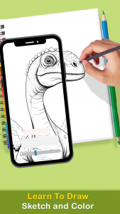اسکرین شات 4 برنامه AR Drawing Sketch and Color