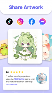 اسکرین شات 6 برنامه AR Drawing - Trace Drawing App