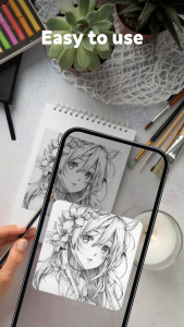 اسکرین شات 2 برنامه Sketch Photo: Learn to Draw