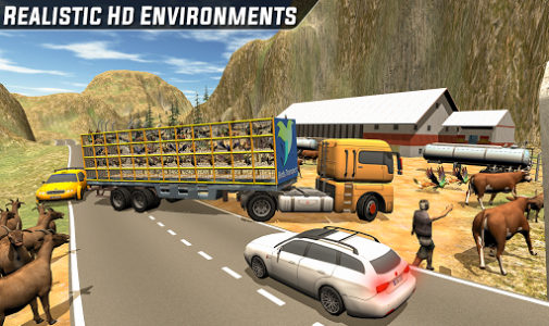 اسکرین شات برنامه Birds Transport Truck Simulator -Cage Truck Driver 7