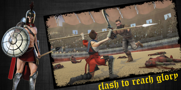 اسکرین شات برنامه Gladiator Battle Warriors 3D 2