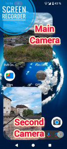 اسکرین شات برنامه Background Video Recorder Pro 3
