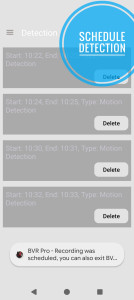 اسکرین شات 4 برنامه Motion Detector A.I.
