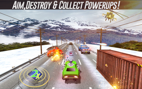 اسکرین شات بازی Death Road Race - Car Shooting Game 6