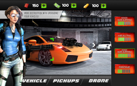 اسکرین شات بازی Death Road Race - Car Shooting Game 2