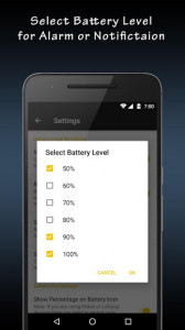 اسکرین شات 4 برنامه Battery Full Alarm