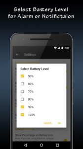 اسکرین شات برنامه Battery Full Alarm 4