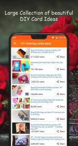 اسکرین شات 2 برنامه DIY Greeting Card Ideas Videos