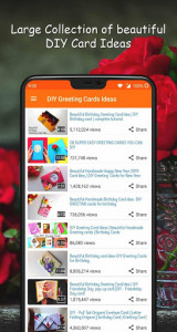 اسکرین شات برنامه DIY Greeting Card Ideas Videos 2