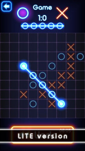 اسکرین شات 3 بازی Tic Tac Toe glow - Puzzle Game