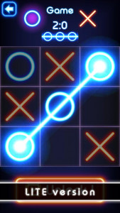 اسکرین شات بازی Tic Tac Toe glow - Puzzle Game 2