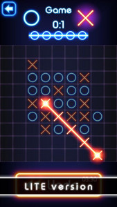 اسکرین شات بازی Tic Tac Toe glow - Puzzle Game 4