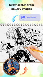 اسکرین شات 3 برنامه AR Draw Sketch & Paint