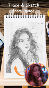 اسکرین شات 4 برنامه AR Draw to Sketch Photo