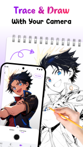 اسکرین شات 4 برنامه PicTrace: AR Drawing & Sketch