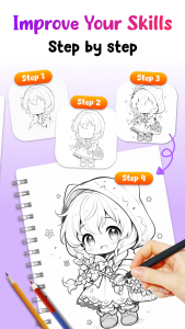 اسکرین شات 5 برنامه PicTrace: AR Drawing & Sketch