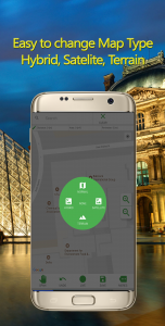 اسکرین شات 6 برنامه Fingerlator : GPS Area measure