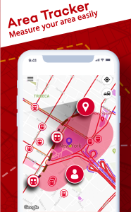 اسکرین شات برنامه GPS Field Area Measurement App 2