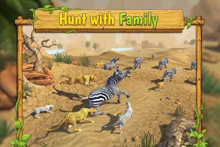 اسکرین شات بازی Cheetah Family Animal Sim 2