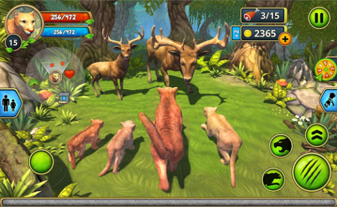 اسکرین شات بازی Mountain Lion Family Sim : Animal Simulator 5