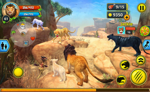 اسکرین شات 7 بازی Lion Family Sim Online - Anima