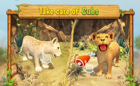 اسکرین شات بازی Lion Family Sim Online - Animal Simulator 4