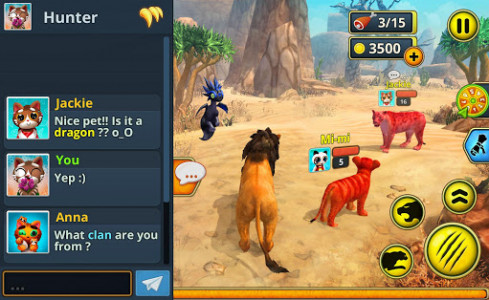 اسکرین شات بازی Lion Family Sim Online - Animal Simulator 6
