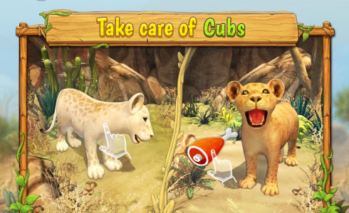 اسکرین شات 4 بازی Lion Family Sim Online - Anima
