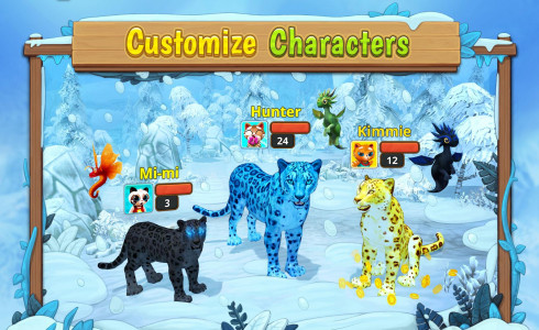 اسکرین شات بازی Snow Leopard Family Sim Online 8
